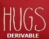 V-Day Hugs Throw Pillow