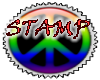 RainbowPeace Stamp