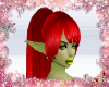 Elf ponytail red