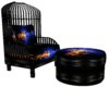 Burning Hearts Chair