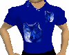 Blue wolf shirt