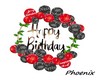 Happy Birthday Red Black