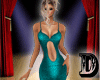 D Teal Sexy Gown