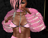 FG~ Slay Pink Fur Jacket