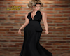 black gown