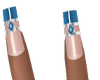 Blue Adara Nails