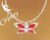 ¤C¤ Red butterfly (N)