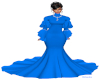 Azure Blue Distinct Gown