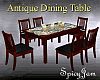 Antq Dining Table Black