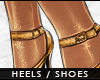 - metallic heels -