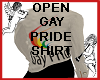 Open Gay Shirt in WHITE
