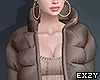 ADD Puffy Jacket Brown