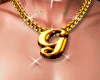 !F Letter Gold Necklace