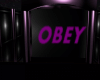 ~C~PURPLE OBEY CHAIR