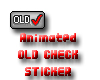 OLD CHECK Sticker