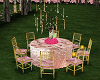 Romantic wedding table