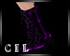 *C* Dolly Boots Purple