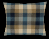 Blue Plaid Pillow