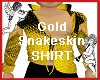Gold Snakeskin Shirt