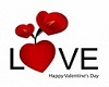 Love valentine balloons