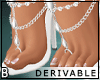 DRV Gem Chain Heels/Feet