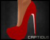 {C} Red Pumps