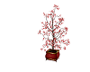 Romantic red tree