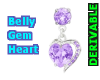 Belly Gem Heart