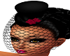 Burlesque Hat with Veil