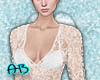 [AB]White Lace Maxi Dres