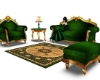 GREEN & GOLD Sofa-Set