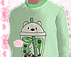 IlE B sweater bear mint