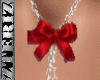 Necklace - Christmas Bow