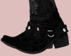 E* Western Black Boots