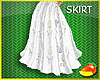 Filipiniana Skirt White