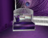 Purple cage swingchair