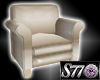 Cream Leather Chair