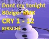 Dont cry tonight - RMX