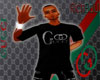 (MJ) BLK 'G' TEE