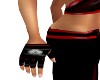 Black/Red gloves
