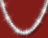 White Gold Tennis ChainF