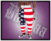 R/W/B Flag Pants