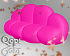 Deep Pink Cloud Couch