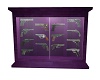 Gun Display Case Purple