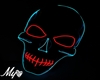 Neon Mask Skull