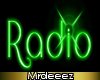 Green Neon (Radio) Sign