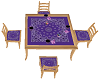 square table purple