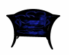 blue heart & blk chair