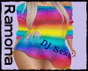 Sexy Rainbow DJ Dress