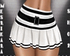 Lolita WhtBlk Mini Skirt